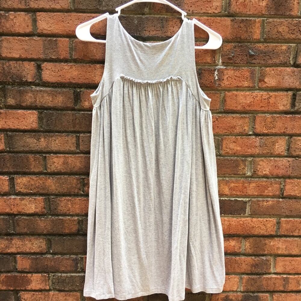 Philosophy Gray Jersey Knit Sleeveless Dress Small - Picture 3 of 5